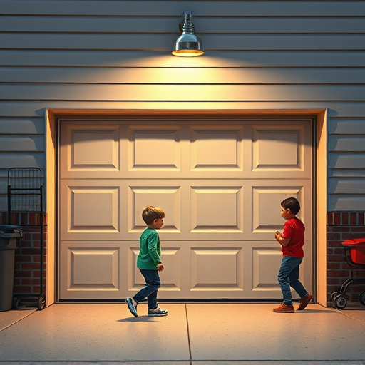 garage door safety tips for families with children