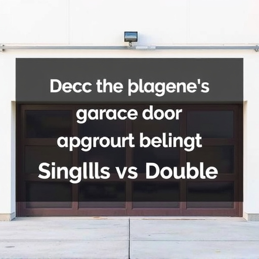Guide to Choosing Garage Door Springs: Single vs Double