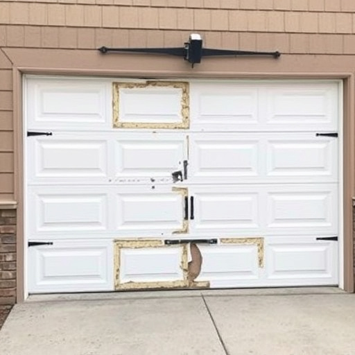 when to replace vs repair a garage door panel