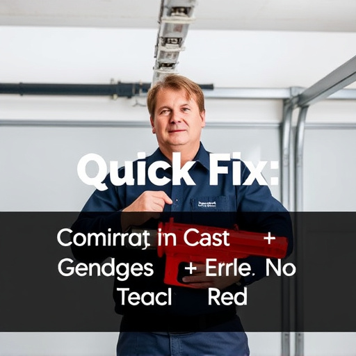 Quick Fix: Common Causes & Garage Door Track Repair