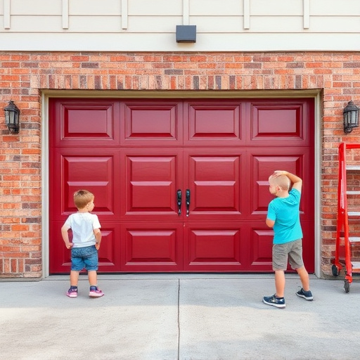 garage door safety tips for families with children