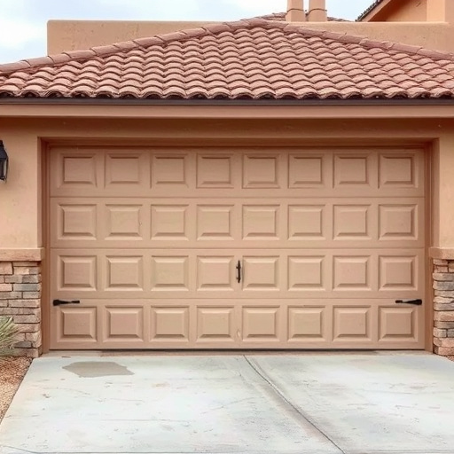how dust and heat affect garage doors in the desert climate