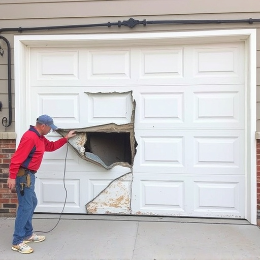 when to replace vs repair a garage door panel
