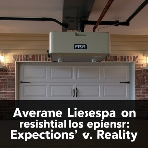 average lifespan of a residential garage door opener