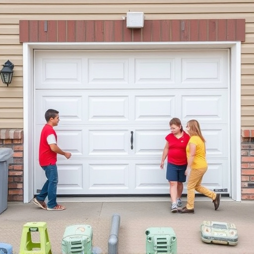 garage door safety tips for families with children
