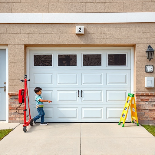 garage door safety tips for families with children