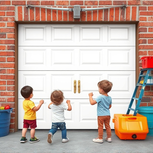 garage door safety tips for families with children