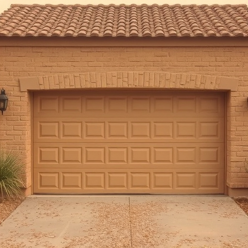 how dust and heat affect garage doors in the desert climate