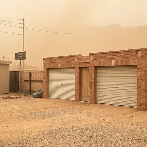 how dust and heat affect garage doors in the desert climate