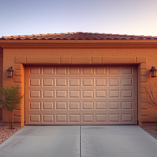 how dust and heat affect garage doors in the desert climate