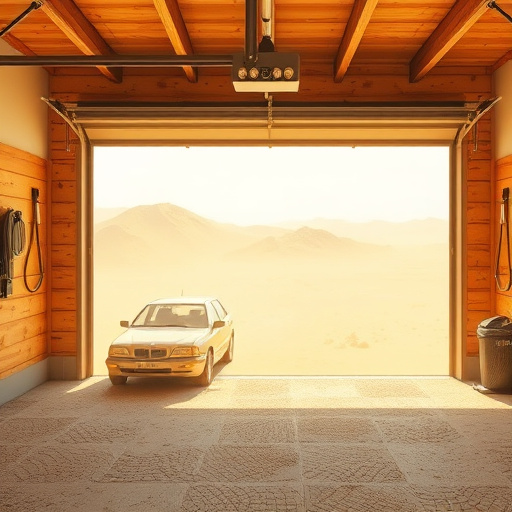 how dust and heat affect garage doors in the desert climate
