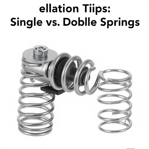 how to choose between single and double garage door springs