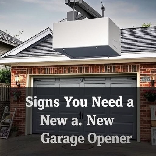 signs you need a new garage door opener