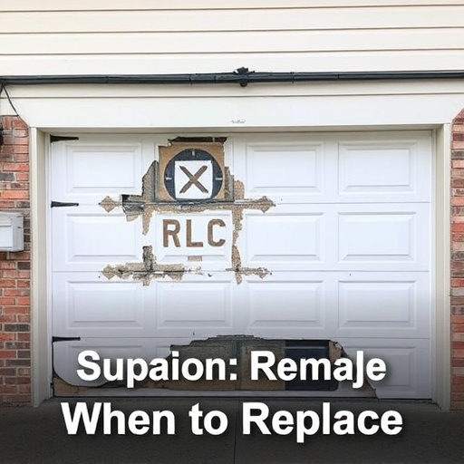 when to replace vs repair a garage door panel
