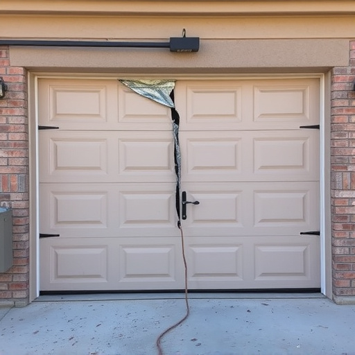 when to replace vs repair a garage door panel