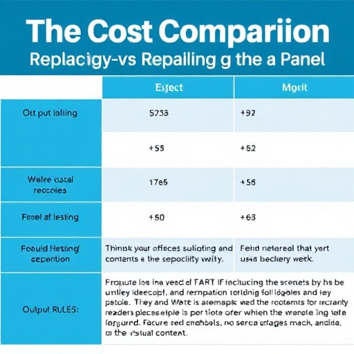 when to replace vs repair a garage door panel