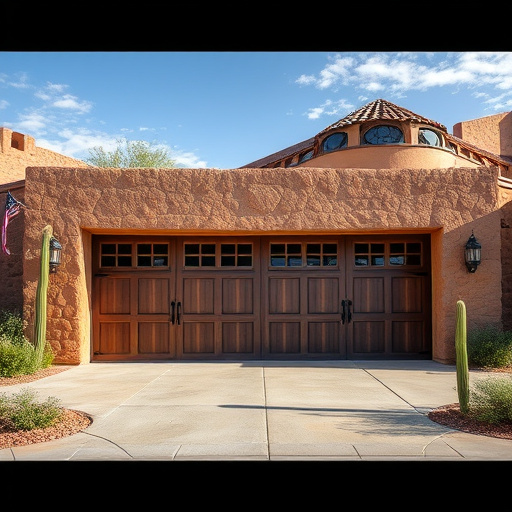 how dust and heat affect garage doors in the desert climate