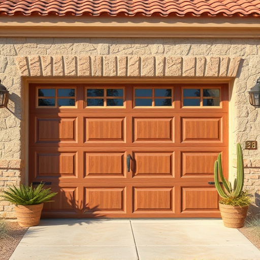 how dust and heat affect garage doors in the desert climate