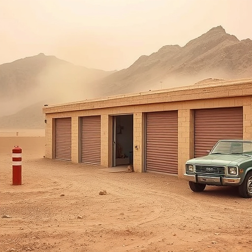 how dust and heat affect garage doors in the desert climate