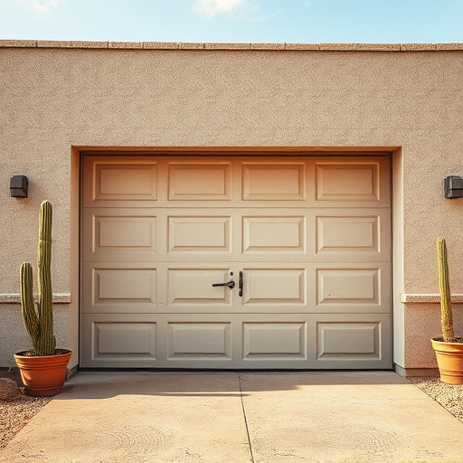 how dust and heat affect garage doors in the desert climate