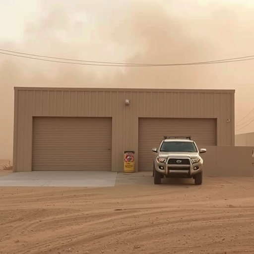 how dust and heat affect garage doors in the desert climate