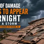 Monsoon Season Damages Roofs