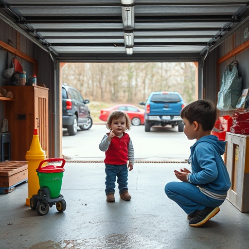 garage door safety tips for families with children