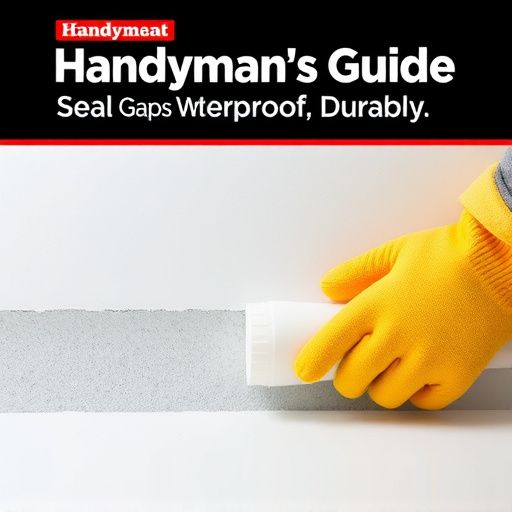Handyman's Guide: Seal Gaps Waterproof, Durably
