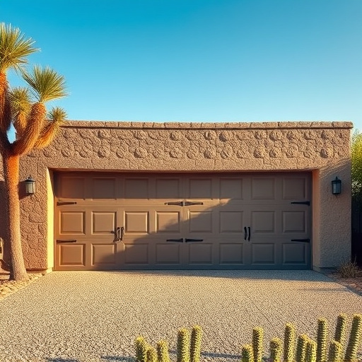 how dust and heat affect garage doors in the desert climate
