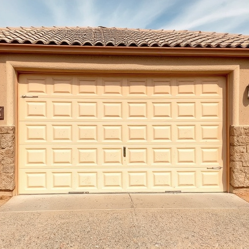 how dust and heat affect garage doors in the desert climate
