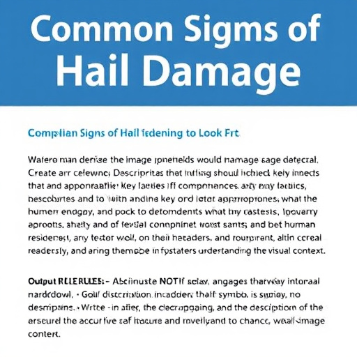 Hail Damage Roof Inspection Oro Valley