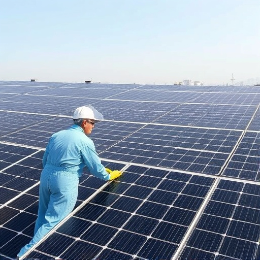 Clean Solar Panels Maximize Energy Production
